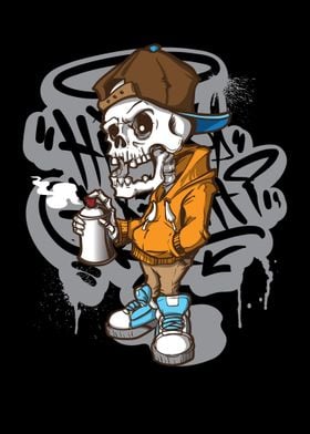  Cool Graffity Skeleton