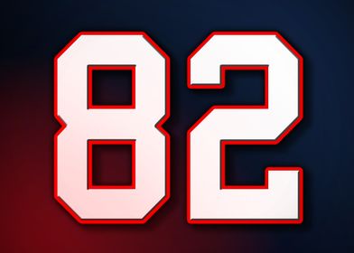 82 Jersey Patriot Patriots