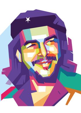 Che Guevara in Colorfull 