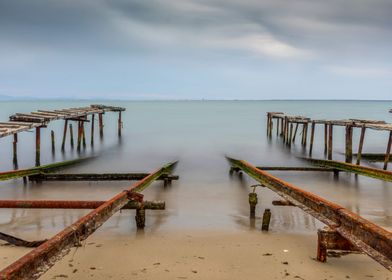 Old fishing pier 