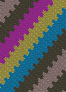 Colorful Zigzag Pattern