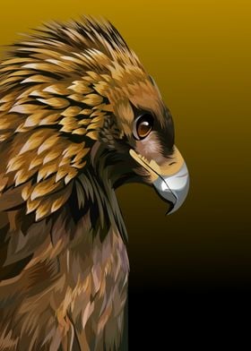 Golden eagle art