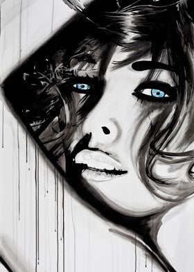 Blue eyed girl