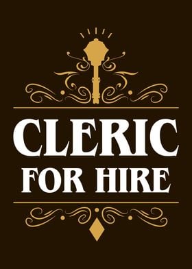 Cleric For Hire RPG