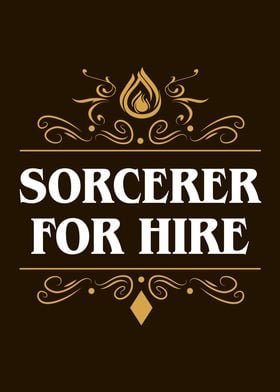 Sorcerer For Hire RPG