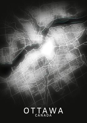 Ottawa LED Glow City Map