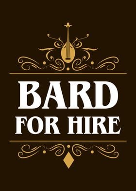 Bard For Hire RPG