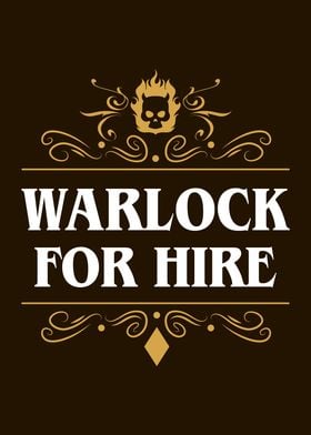 Warlock For Hire RPG