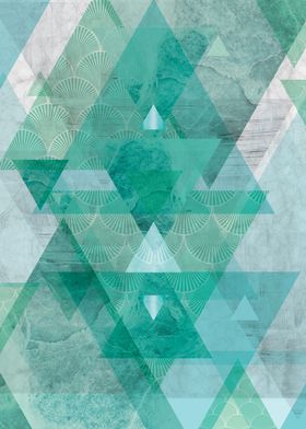 Teal Green Geometric-preview-0