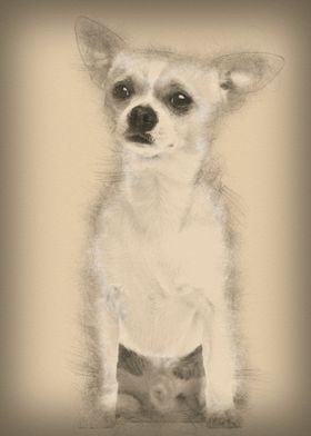 Chihuahua 2 years old sitt