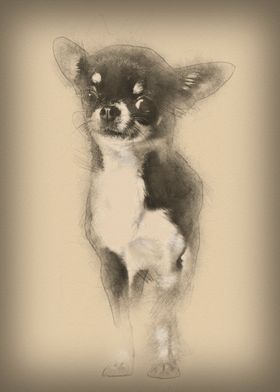 Chihuahua dog 3 years old 