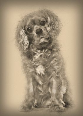 Cavalier King Charles dog 