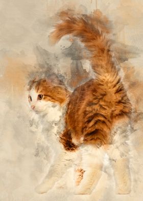 Rear view of an American C