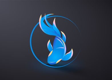 dolphin icon design