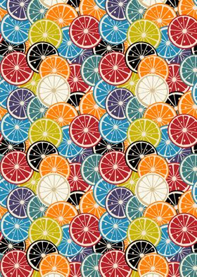 Happy citrus pattern