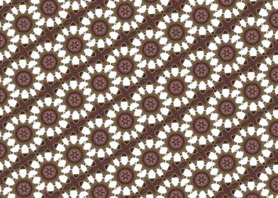 brown kaleidoscopic 