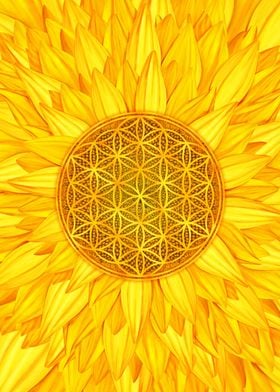 Flower of Life Sunflower