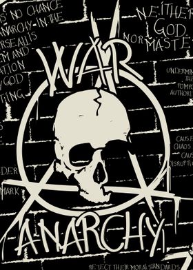 War and anarchy poster