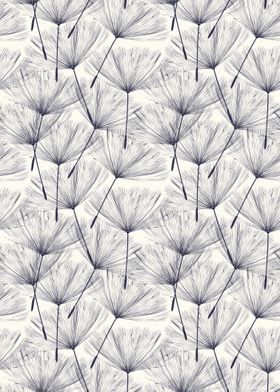 Delicate dandelion pattern