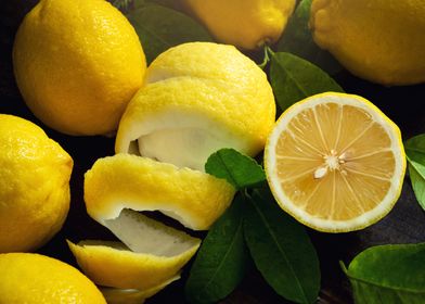 Organic Lemon Fruits