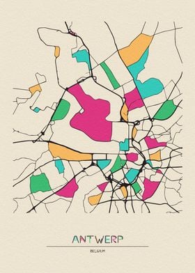 Antwerp Map