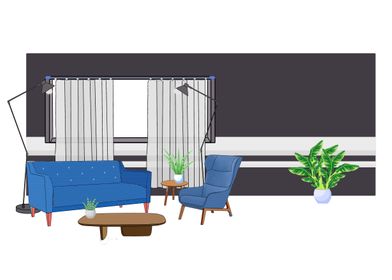 BLUE SOFA ROOM