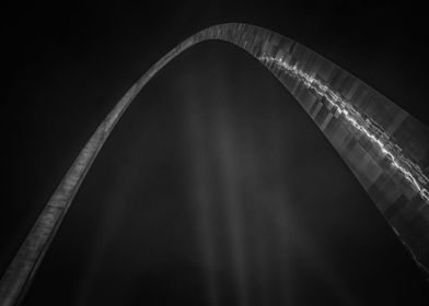 St Louis Arch at Night