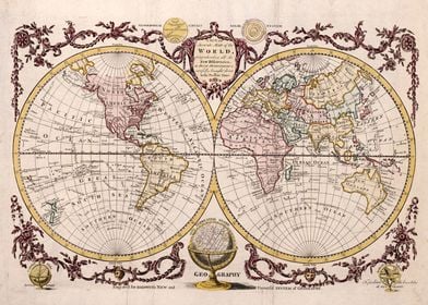 Map of the World 1782