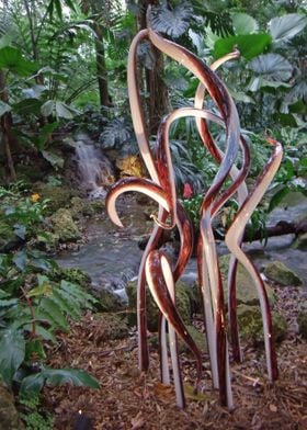 Swirly Glass Sculptures