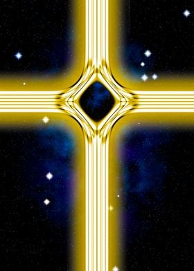 Golden energy cross