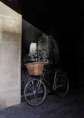 Bicycle Against Wall