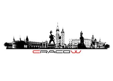 Cracow skyline