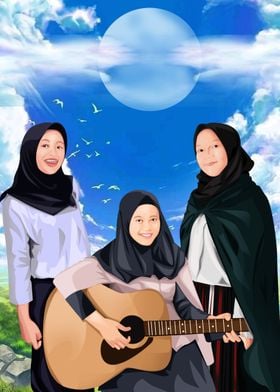 3 GIRL ISLAMIC