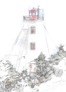 Light House Sketch