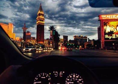 Driving on The Strip