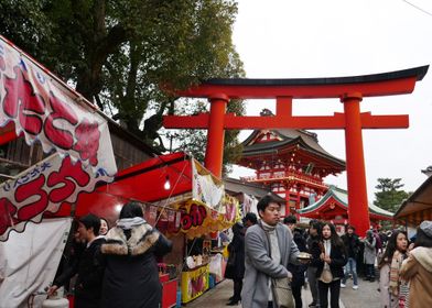 Fushimi Inari market