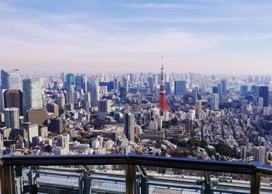 Tokyo Tower Cityscape