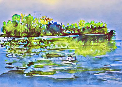 Pond Life WaterColour