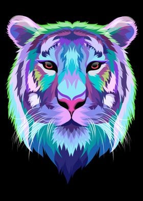 Tiger colorful