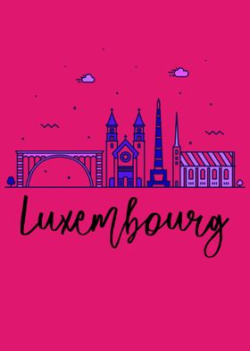 Luxembourg Pop City
