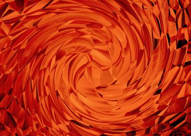 Pattern Whirlpool orange