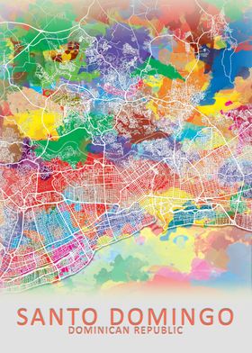Santo Domingo Splash Map