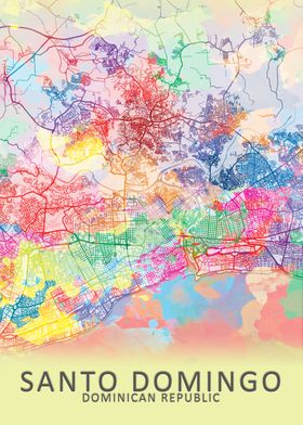 Santo Domingo Splash Map