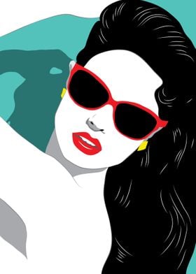 Girl with Sunglasses 