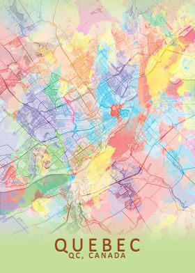 Quebec Splash City Map