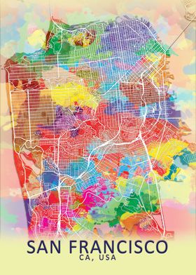 San Francisco Splash Map
