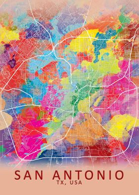 San Antonio Splash CityMap