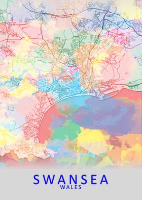 Swansea Splash City Map