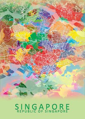 Singapore Splash City Map