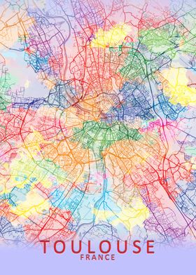 Toulouse Splash City Map